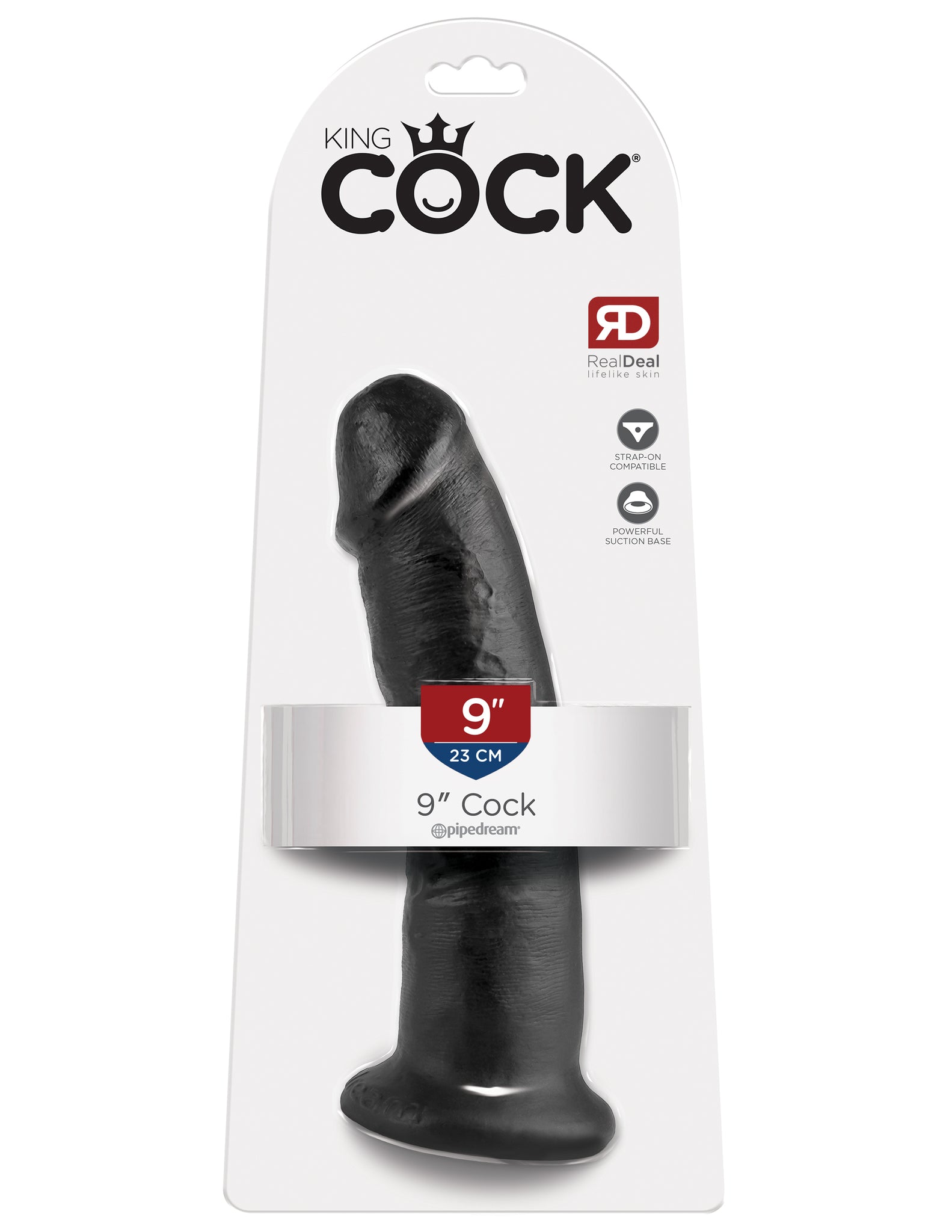 King Cock 9-Inch Cock Black