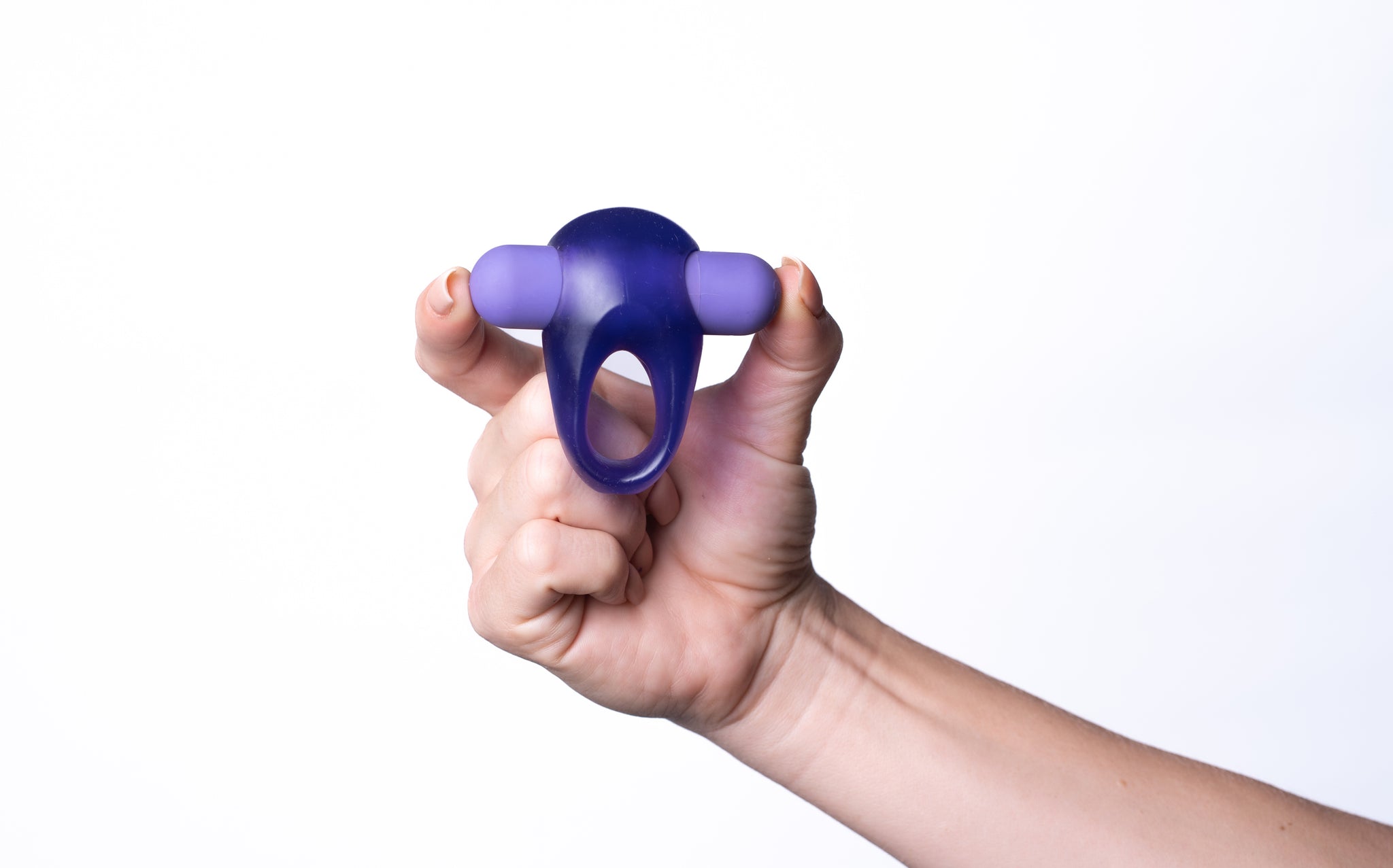 Casey Vibrating Erection Enhancer Ring - Purple