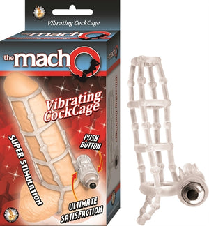 The Macho Vibrating Cockring - Clear NW2595-3