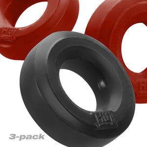 Huj3 C-Ring 3-Pack - Cherry / Ice