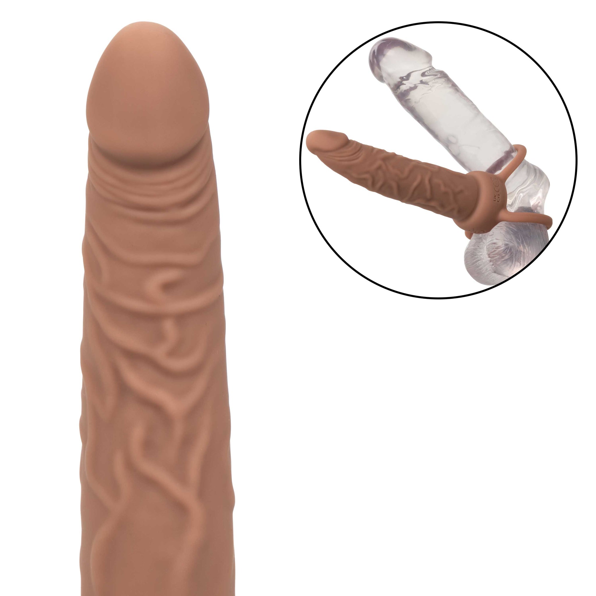 Performance Maxx Rechargeable Dual Penetrator -  Brown