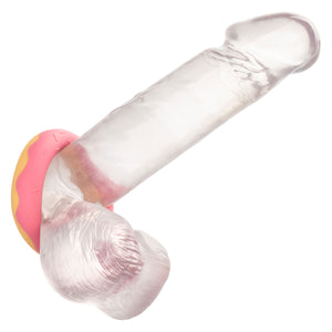 Naughty Bits Dickin Donuts Silicone Donut Cock  Ring - Pink