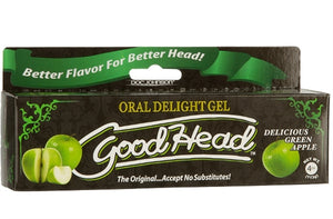 Good Head Oral Delight Gel 4 Oz - Green Apple