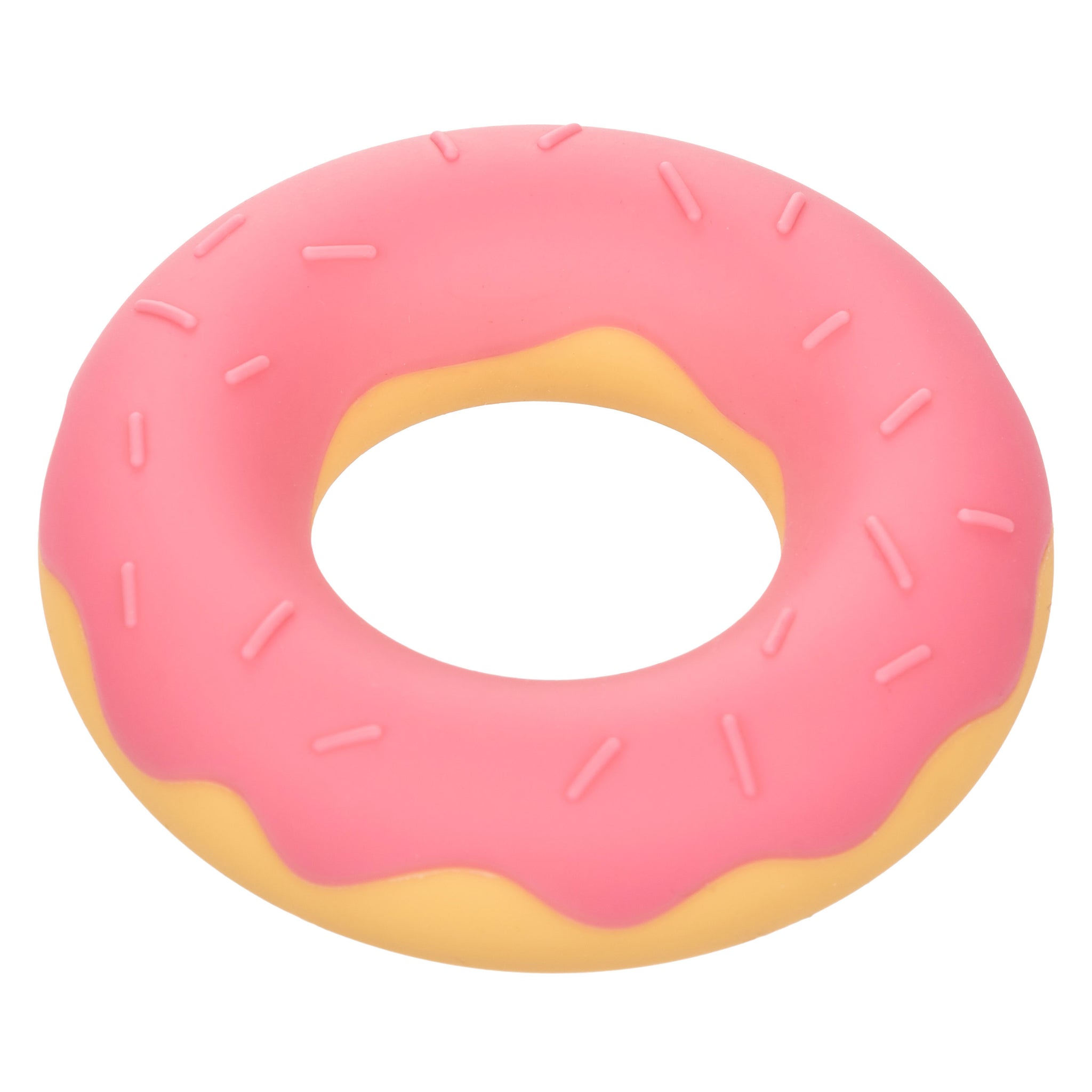 Naughty Bits Dickin Donuts Silicone Donut Cock  Ring - Pink