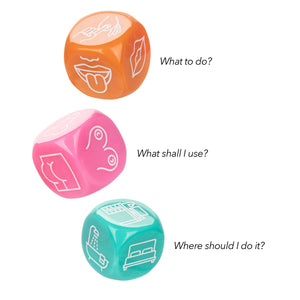 Naughty Bits Roll With It Icon - Based Sex Dice  Game