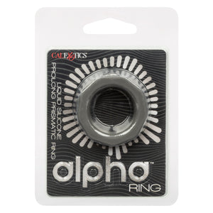 Alpha Liquid Silicone Prolong Prismatic Ring -  Gray