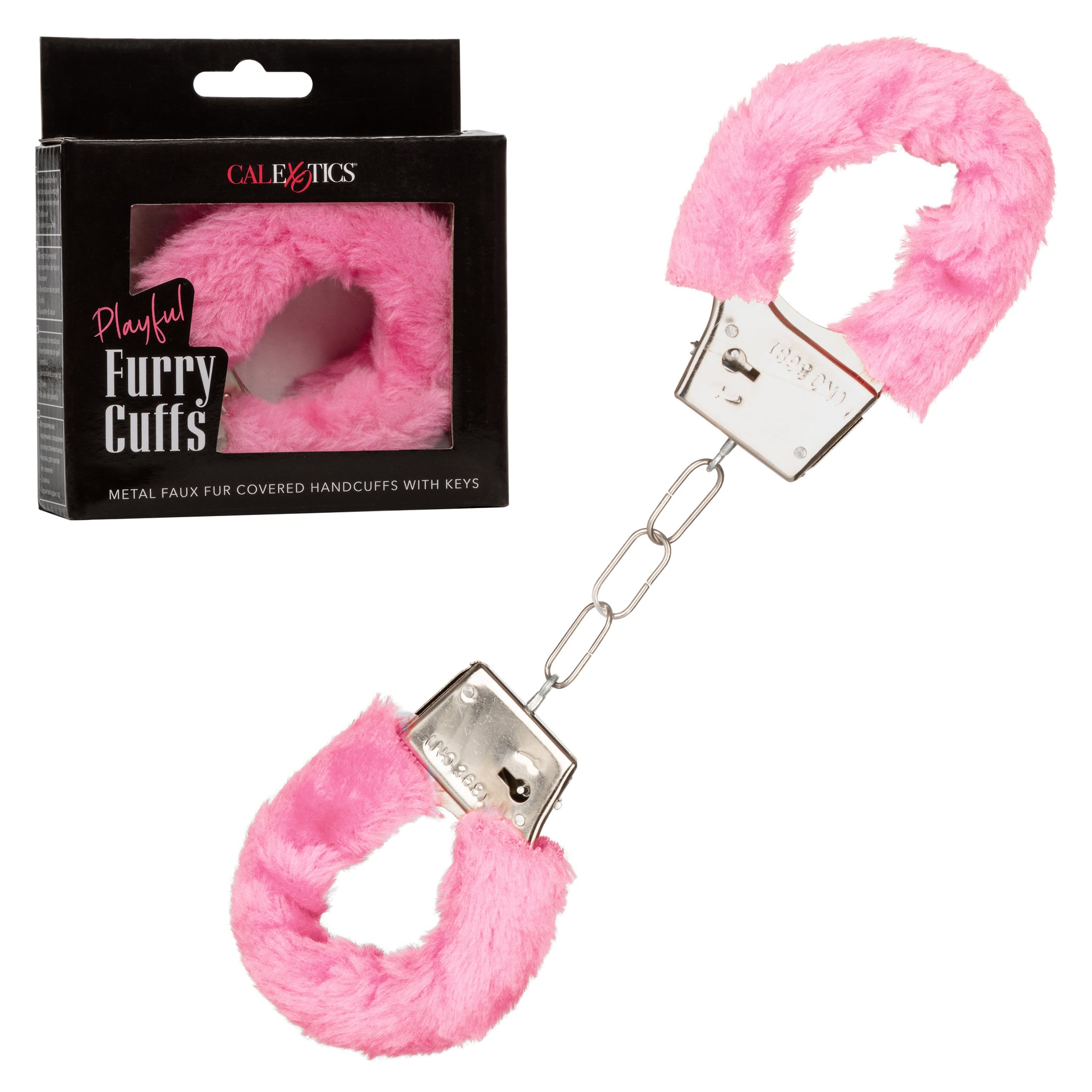 Playful Furry Cuffs - Pink