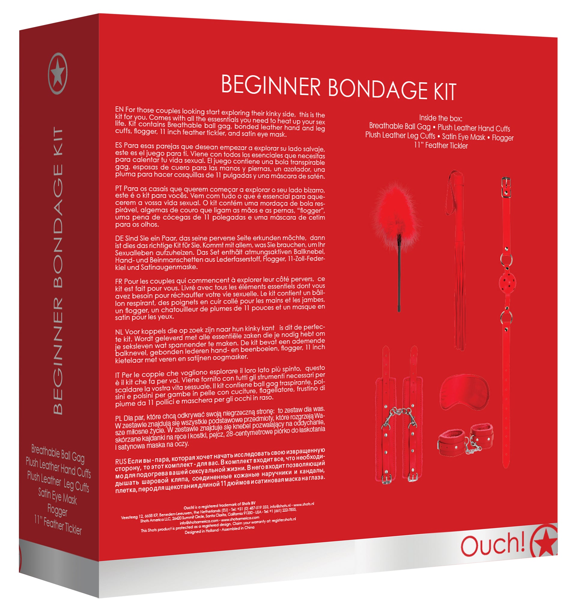 Beginners Bondage Kit - Red