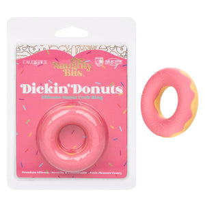 Naughty Bits Dickin Donuts Silicone Donut Cock  Ring - Pink